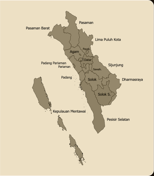 West Sumatra Map